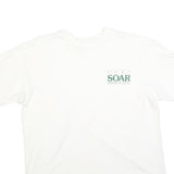 HANES Mens White SOAR University Of Denver Graphic T-Shirt XL Short Sleeve Crew