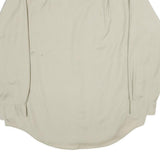 BIG MAC Mens Beige Work Shirt 2XL Polyester Blend Button Long Sleeve Utility