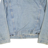 LEVI'S Mens Blue Denim Jacket M Cotton Blend Button Closure Classic Fit Casual