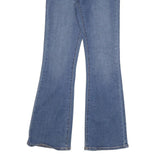 LEVI'S 726 Womens Jeans Blue Regular Flared Denim Medium W25 L29 Classic Fit Zip