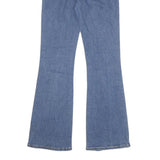LEVI'S 726 Womens Jeans Blue Regular Flared Denim Medium W25 L29 Classic Fit Zip