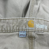 Carhartt Carpenter Trousers - 40W 32L Khaki Cotton