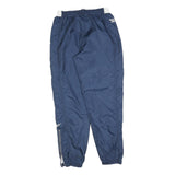 REEBOK Mens Joggers Blue S W26 L30 Polyester Blend Slim Tapered Fit Sportswear