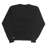 CHAMPION Mens Black Grand Valley State University Crew Neck M Cotton Sweatshirt