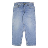CARHARTT Mens Jeans Blue Relaxed Straight Denim Light W38 L30 Workwear