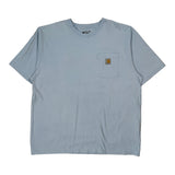 Carhartt T-Shirt - XL Blue Cotton