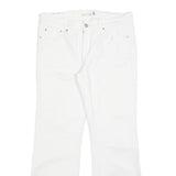 LEVI'S 515 Womens Jeans White Slim Bootcut Denim W30 L28 Signature Stitching