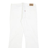 LEVI'S 515 Womens Jeans White Slim Bootcut Denim W30 L28 Signature Stitching