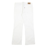 LEVI'S 515 Womens Jeans White Slim Bootcut Denim W30 L28 Signature Stitching