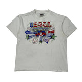 USssa Softball Tournament Oneita Graphic T-Shirt - XL White Cotton