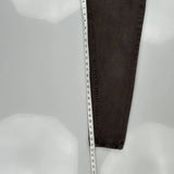 Lee Jeans - 26W UK 6 Brown Cotton