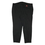 DICKIES Womens Polyester Blend Black Slim Trousers W44 L30 Workwear Zip Closure
