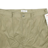 MIGROS Mens Shorts Beige Casual Plain L W34 Summer Cotton Lightweight