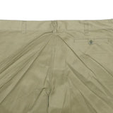 MIGROS Mens Shorts Beige Casual Plain L W34 Summer Cotton Lightweight