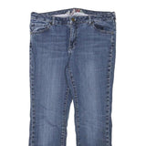 WHITE STUFF Womens Slim Fit Blue Denim Jeans W30 L24 Embroidered Pocket Detail