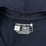 Carhartt T-Shirt - Large Navy Cotton