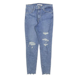 LEVI'S Womens 720 Slim Skinny Denim Jeans Light Blue Cotton Blend W29 L28