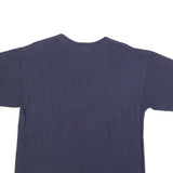 NFL Mens Navy Blue Tom Brady Graphic T-Shirt L Short Sleeve Crew Neck