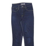 LEVI'S 721 Womens Jeans Blue Slim Skinny Denim Medium W25 L25 Stretch Zip Fasten