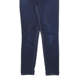 LEVI'S 721 Womens Jeans Blue Slim Skinny Denim Medium W25 L25 Stretch Zip Fasten