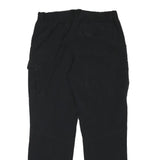 JACK WOLFSKIN Mens Black Polyester Blend Regular Cargo Trousers W32 L31 Outdoor