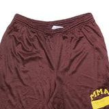 CHAMPION Mens Shorts Maroon M W30 Mesh MMA Logo Casual Athletic