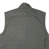 ESSE EMME Mens Grey & Dark Green Zip Jacket L Polyester Blend Pockets Casual