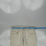 Levis Jeans - 32W 28L Beige Cotton
