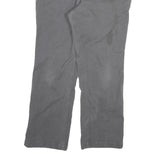 CARHARTT Mens Relaxed Cotton Blend Grey Trousers W34 L30 Workwear Zip Closure