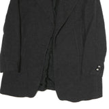 BLASER Womens Black Wool Classic Jacket M Button Closure Plain Stylish