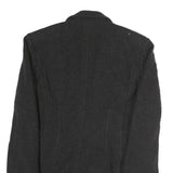 BLASER Womens Black Wool Classic Jacket M Button Closure Plain Stylish