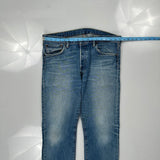 501 Levis Jeans - 35W 32L Blue Cotton