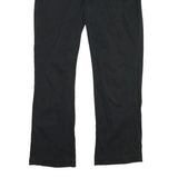 LEE Womens Cotton Blend Black Regular Fit Straight Leg Trousers W34 L30