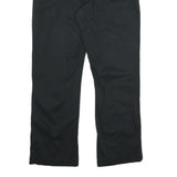 LEE Womens Cotton Blend Black Regular Fit Straight Leg Trousers W34 L30
