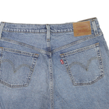 LEVI'S Womens Denim Blue Distressed Casual Shorts M W32 Classic Fit Cut-Off