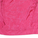 SPENGLER Womens Pink Printed Top Long Sleeve Round Neck L Stylish Elegant