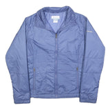 COLUMBIA Womens Blue Jacket XL Polyester Zip Lightweight Outdoor Casual