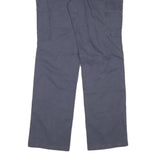 CARHARTT Womens Blue Regular Fit Straight Trousers W32 L33 Cotton Blend Zip