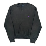 Polo By Ralph Lauren Sweater - Medium Black Cotton