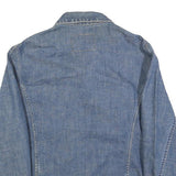 LEVI'S Mens Blue Denim Jacket L Cotton Button Closure Classic Casual