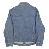 LEVI'S Mens Blue Denim Jacket L Cotton Button Closure Classic Casual