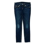 True Religion Skinny Jeans - 28W UK 6 Dark Wash Cotton