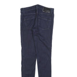 DIESEL Womens Slim Blue Jeans Denim W28 L32 Zip Pocket Detail