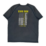 State Tech Electrician Carhartt Graphic T-Shirt - XL Blue Cotton Blend