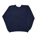 Hanes Graphic Sweatshirt - Large Navy Cotton Blend