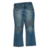 True Religion Boot Cut Jeans - 31W US 6 Blue Cotton