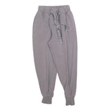 GYMSHARK Womens Joggers Grey XS W24 L25 Slim Tapered Fit Cotton Blend Casual