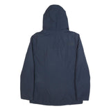 THE NORTH FACE Mens Navy Blue Cotton Blend Zip Jacket M Hooded Casual Outdoor