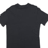 NIKE Womens Black Cotton Blend T-Shirt Dress Short Sleeve S Casual Logo
