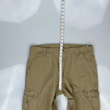 Wrangler Cargo Trousers - 36W 30L Khaki Cotton